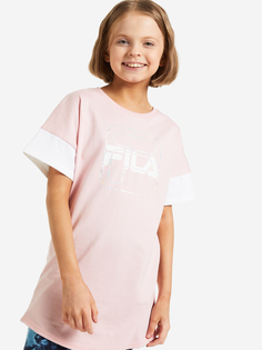 Футболка для девочек FILA, Розовый, размер 152