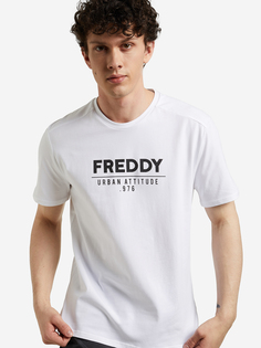 Футболка мужская Freddy, Белый, размер 52-54