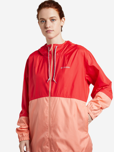 Ветровка женская Columbia Flash Forward Windbreaker, Plus Size, Красный, размер 52