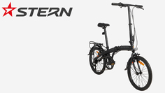 Велосипед складной Stern Compact 2.0 20", 2022, Черный, размер 155-190
