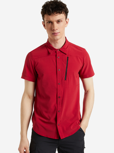 Рубашка с коротким рукавом мужская Northland, Красный, размер 52