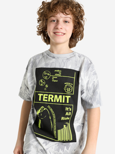 Футболка для мальчиков Termit, Серый, размер 140