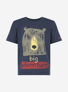 Футболка для мальчиков Outventure, Синий, размер 110