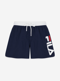 Шорты плавательные для мальчиков FILA, Синий, размер 128