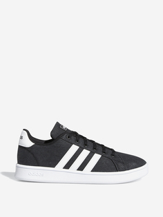 Кеды для мальчиков adidas Grand Court K, Черный, размер 30