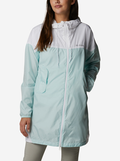 Куртка женская Columbia Flash Challenger Long Windbreaker, Голубой, размер 42