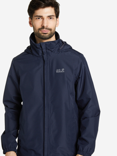 Куртка мембранная мужская Jack Wolfskin Stormy Point, Синий, размер 46-48
