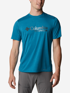 Футболка мужская Columbia Titan Pass Graphic Tee, Синий, размер 46
