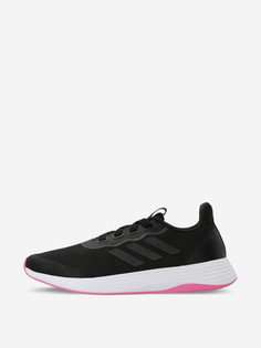 Кроссовки женские adidas QT Racer Sport, Черный, размер 40
