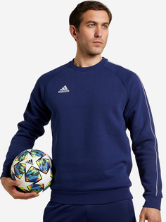 Джемпер футбольный мужской adidas Core 19, Синий, размер 40-42