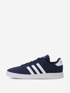 Кеды для мальчиков adidas Grand Court K, Синий, размер 32.5