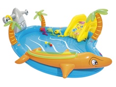 Игровой центр BestWay Морские жители с разбрызгивателем, горкой и игрушками 53067 BW