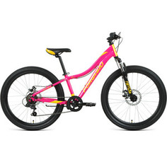 Велосипед Forward JADE 24 2.0 D (2022) 12 розовый/золотой