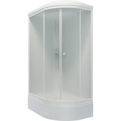 Душевая кабина Triton Риф 120x80 L стенки матовые, стекла мозаика, средний поддон (Щ0000044424) Тритон