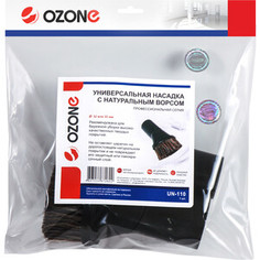 Насадка для пылесоса Ozone универсальная, проф., с длинным натуральным ворсом (UN-110)
