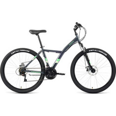 Велосипед Forward DAKOTA 27.5 2.0 D (2022) 16.5 серый/светло-зеленый
