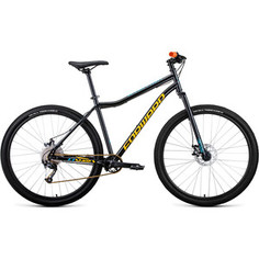 Велосипед Forward SPORTING 29 X D (2022) 19 черный/золотой