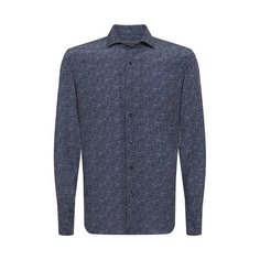 Рубашка из шелка и хлопка Corneliani