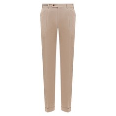 Брюки изо льна и хлопка Corneliani