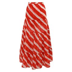 Юбка из хлопка и шелка Kiton