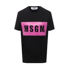 Хлопковая футболка MSGM