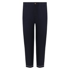 Брюки из смеси вискозы и льна Giorgio Armani