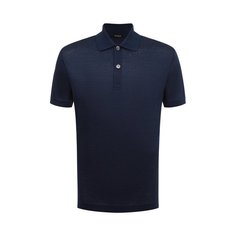 Поло изо льна и хлопка Kiton