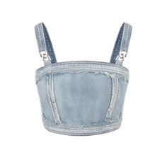 Джинсовый топ Balmain