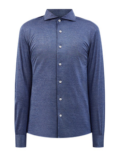 Хлопковая рубашка в расслабленном стиле leisure Canali