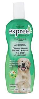 Шампунь для кошек и собак Espree Classic Care Hypo-Allergenic Coconut без слез, 355 мл