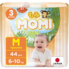 Подгузники-трусики MOMI M (6-10 кг) 44 шт