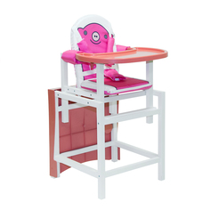 Стульчик для кормления Сенс-М Babys Piggy розовый