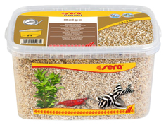 Грунт натуральный для аквариума Gravel Beige (Бежевый) d 2-4 мм 6 л Sera