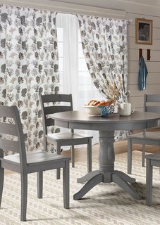 Шторы и тюль Kauffort Actinia-ST 200x270, 450x270, бежевый/серый/коричневый, 3 шт.