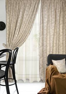 Шторы и тюль Kauffort Astrid 200x270, 450x270, бежевый, 3 шт.