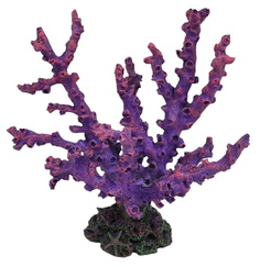 Коралл искусственный Laguna Монтипора фиолетовый, 180х95х185 мм