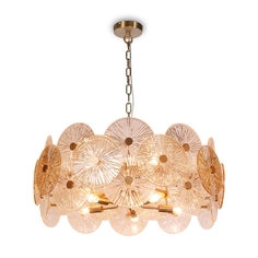 Подвесная люстра золото Maytoni Aster MOD007PL-10G