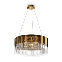 Подвесная люстра хрустальная золото Maytoni Wonderland MOD313PL-06G