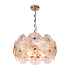 Подвесная люстра золото Maytoni Aster MOD007PL-08G