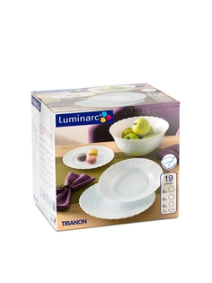 Столовый набор 19 предметов ТРИАНОН Luminarc