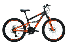Велосипед 24 Forward ALTAIR MTB FS (DISK) (18-ск.) 2020-2021 (рама 15) темный/серый/ор