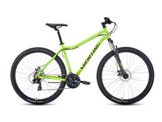 Велосипед Forward SPORTING 29 2.0 D (черный, ярко-зеленый/29 "/19.0 ")-2022 (RBK22FW29923)