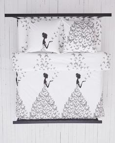 Постельное белье , поплин "Всё себе", Мейбл, 1.5 простыня 120х200 наволочки 70х70