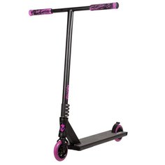 Самокат Novatrack трюковой psycho bl колеса 110 мм alu рама alu черный/фиолетовый bvt21