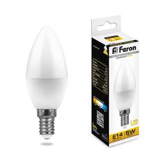Лампочка светодиодная Feron LB-72, 25400, 5W, E14