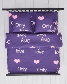 Постельное белье , поплин "Всё себе", Вивиана, 1.5 простыня 140х200 наволочки 70х70