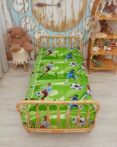 Детская простыня на резинке бязь "Всё себе", Игрок, Размер: 90 х 200