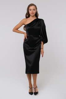 Платье женское Петербургский Швейный Дом 1433-1 цв. черный р.44 RU