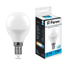 Лампочка светодиодная Feron LB-95, 25480, 7W, E14