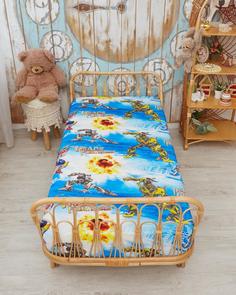 Детская простыня на резинке бязь "Всё себе", Бильбо, Размер: 90 х 200